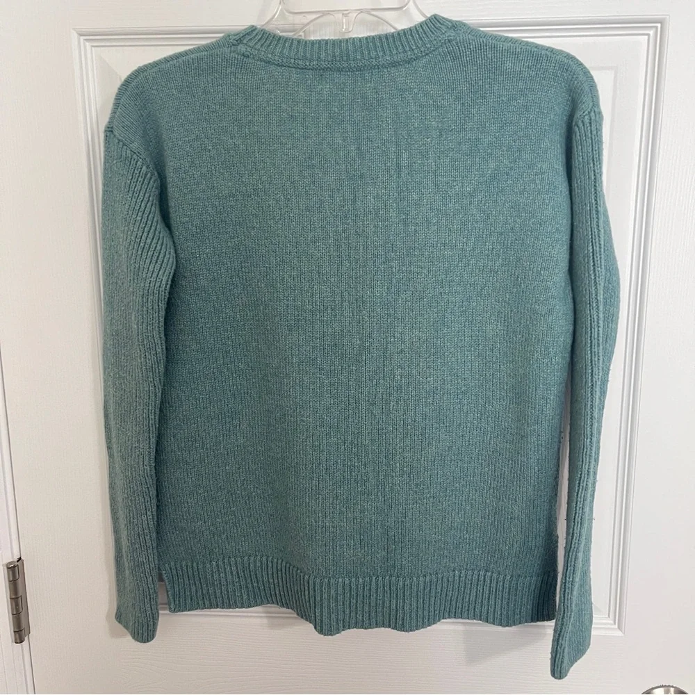 Gap Kids Aqua / Teal Girls Cable Knit sweater size XL 12
